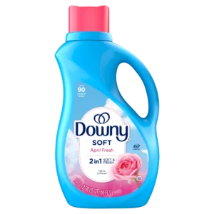 Downy Soft 2-in-1 Soft & Fresh Liquid Fabric Softener – April Fresh – 66 fl oz (1.95 L) | 6-Pack