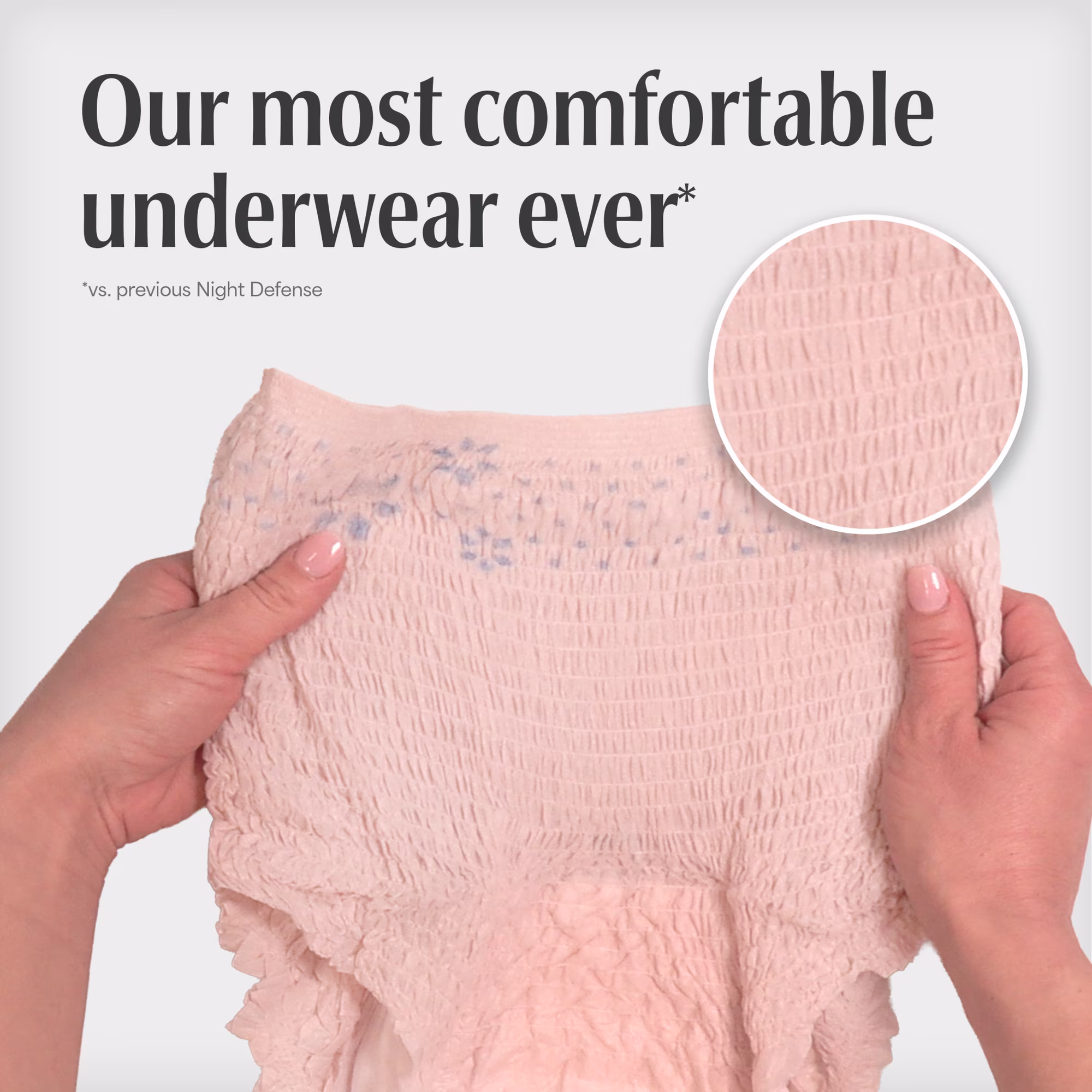 Depend Night Defense Incontinence Underwear for Women, Adult Diapers, M, 60 Count - Image 5